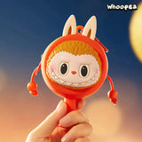 THE MONSTERS Let's Have Fun Together Series-Rattle-drum Earphone Case Toys - Tophatter Daily Deals