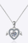 Moissanite 925 Sterling Silver Necklace Silver One Size Necklaces - Tophatter Daily Deals