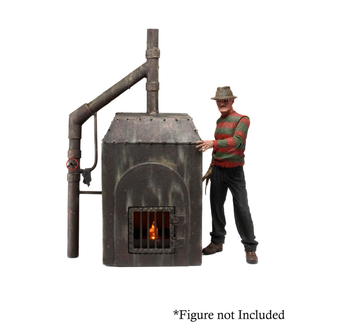 A Nightmare on Elm Street – Freddy's Furnace Diorama with Flickering LED Statue - Tophatter Daily Deals