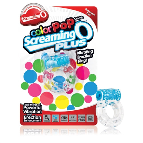 Screaming O Colour Pop Quickie Plus – Vibrating Erection Ring > Cock Ring > Vibrating - Tophatter Daily Deals