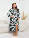 Plus Size Tie Waist Robe Sleep Dresses - Tophatter Daily Deals