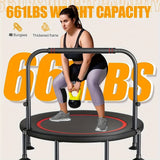 Mini Trampoline with Safety Pad Trampolines - Tophatter Daily Deals