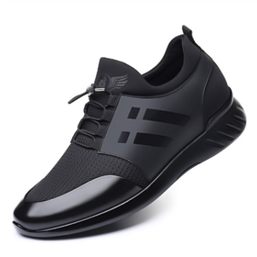 Autumn Men's Breathable Shoes Sports Shoes Fashion Men's Shoes Black 0 - Tophatter Daily Deals