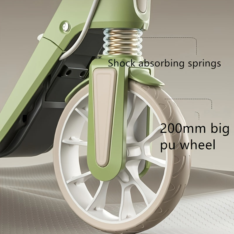Adult Scooter PU Wheels Suspension Brake Riding Scooters - Tophatter Daily Deals