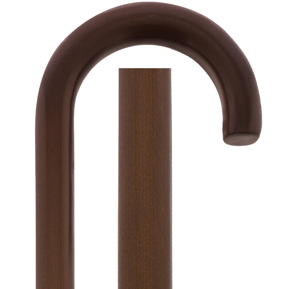 Natural Lightweight Wood Tourist Handle Walking Cane (Various Colors/Styles) Walnut Standard Shaft Tourist Handled Canes - Tophatter Daily Deals