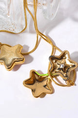 Rhinestone Decor Star Box Pendant Necklace Necklaces - Tophatter Daily Deals