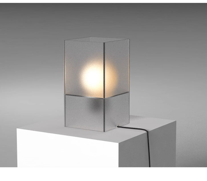 Frosted Acrylic Designer Lamp 0 - Tophatter Daily Deals