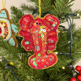 Christmas Tree Beaded Lobster Bauble | Christmas Tree Hanging Ornament - 10cm Baubles - Tophatter Daily Deals