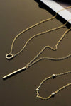 Basic Three-Piece Chain Necklace Set Necklaces - Tophatter Daily Deals