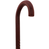 Natural Lightweight Wood Tourist Handle Walking Cane (Various Colors/Styles) Tourist Handled Canes - Tophatter Daily Deals