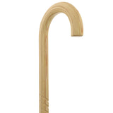 Natural Lightweight Wood Tourist Handle Walking Cane (Various Colors/Styles) Tourist Handled Canes - Tophatter Daily Deals