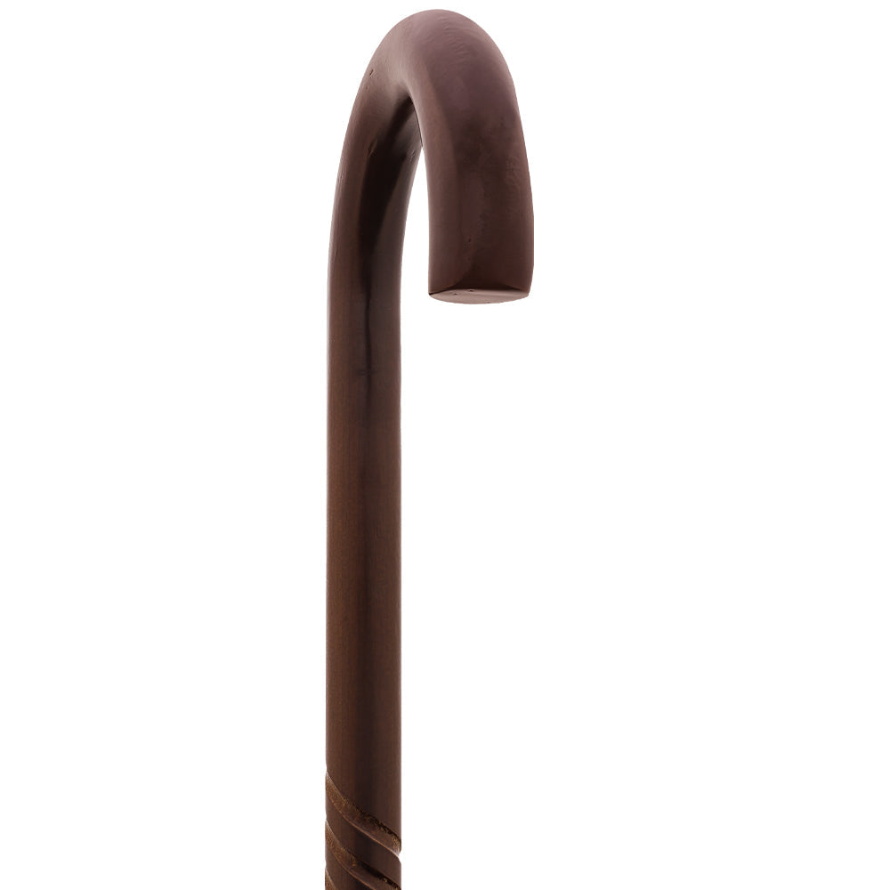 Natural Lightweight Wood Tourist Handle Walking Cane (Various Colors/Styles) Tourist Handled Canes - Tophatter Daily Deals