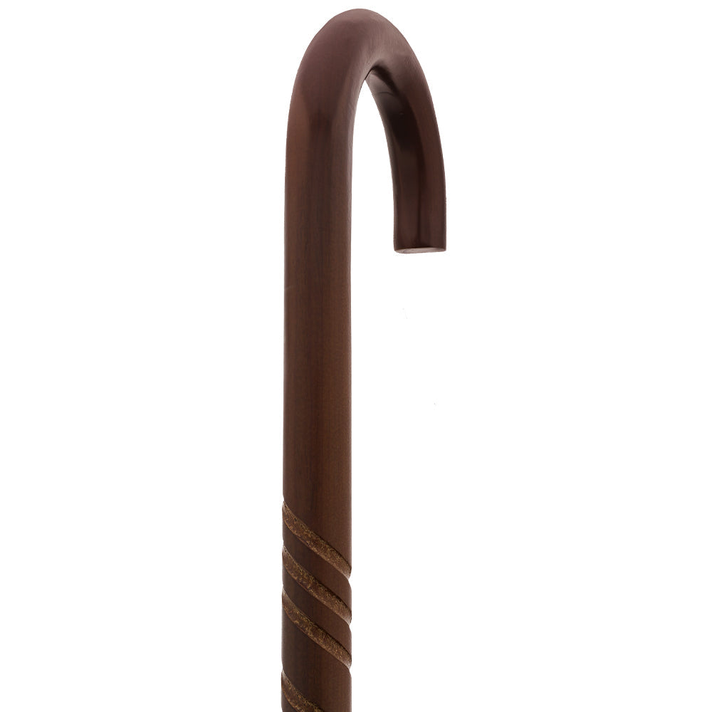 Natural Lightweight Wood Tourist Handle Walking Cane (Various Colors/Styles) Tourist Handled Canes - Tophatter Daily Deals