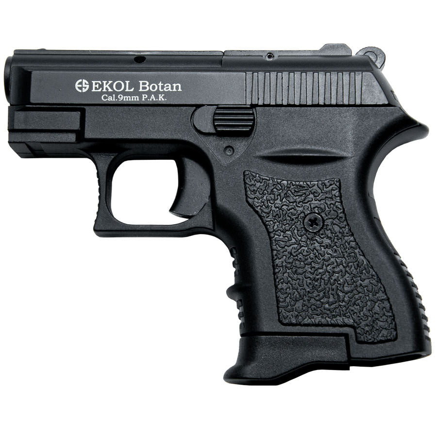 Botan 9MM Blank Firing Black Finish Starter Pistol Collectible Weapons - Tophatter Daily Deals