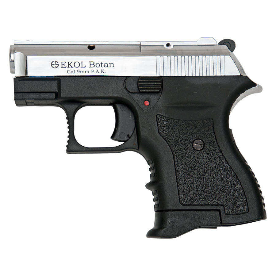 Botan 9MM Blank Firing Chrome Finish Starter Pistol - TOPHATTER'S ARMORY DEALS Collectible Weapons - Tophatter Daily Deals
