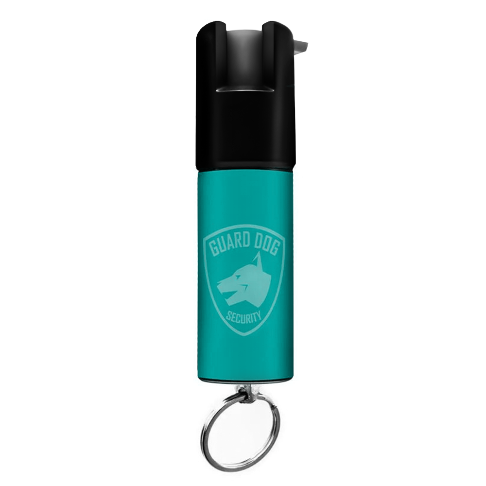 Teal Color Keychain Mini Pepper Spray for Self Defense - Safety Twist Top to Prevent Accident Collectible Weapons - Tophatter Daily Deals