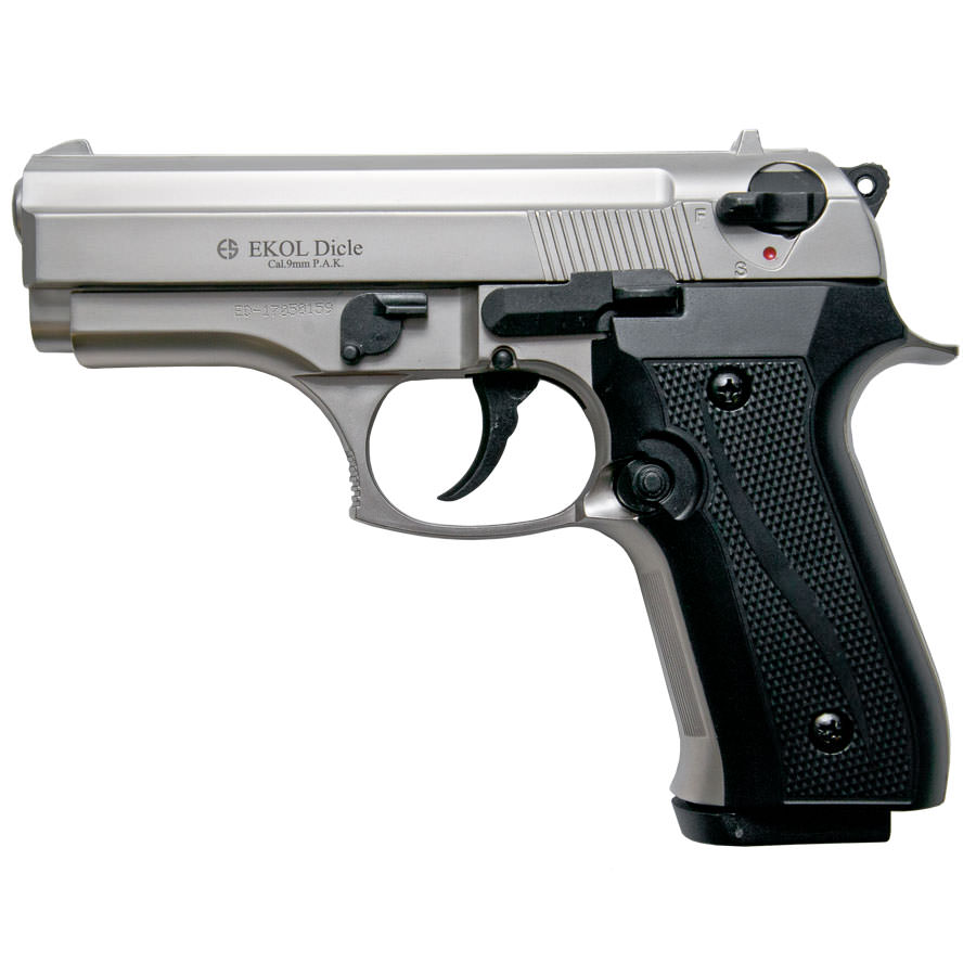 Dicle 8000 Blank Firing Replica Gun - Satin Finish - Tophatter's Guns'N'Weapons Store Collectible Weapons - Tophatter Daily Deals