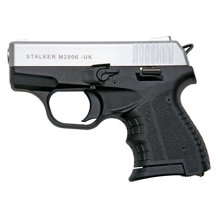 Stalker M2906 Silver Finish - 9mm Blank Firing Replica Zoraki Gun - Tophatter's Inc. Weapons Store Online Collectible Weapons - Tophatter Daily Deals