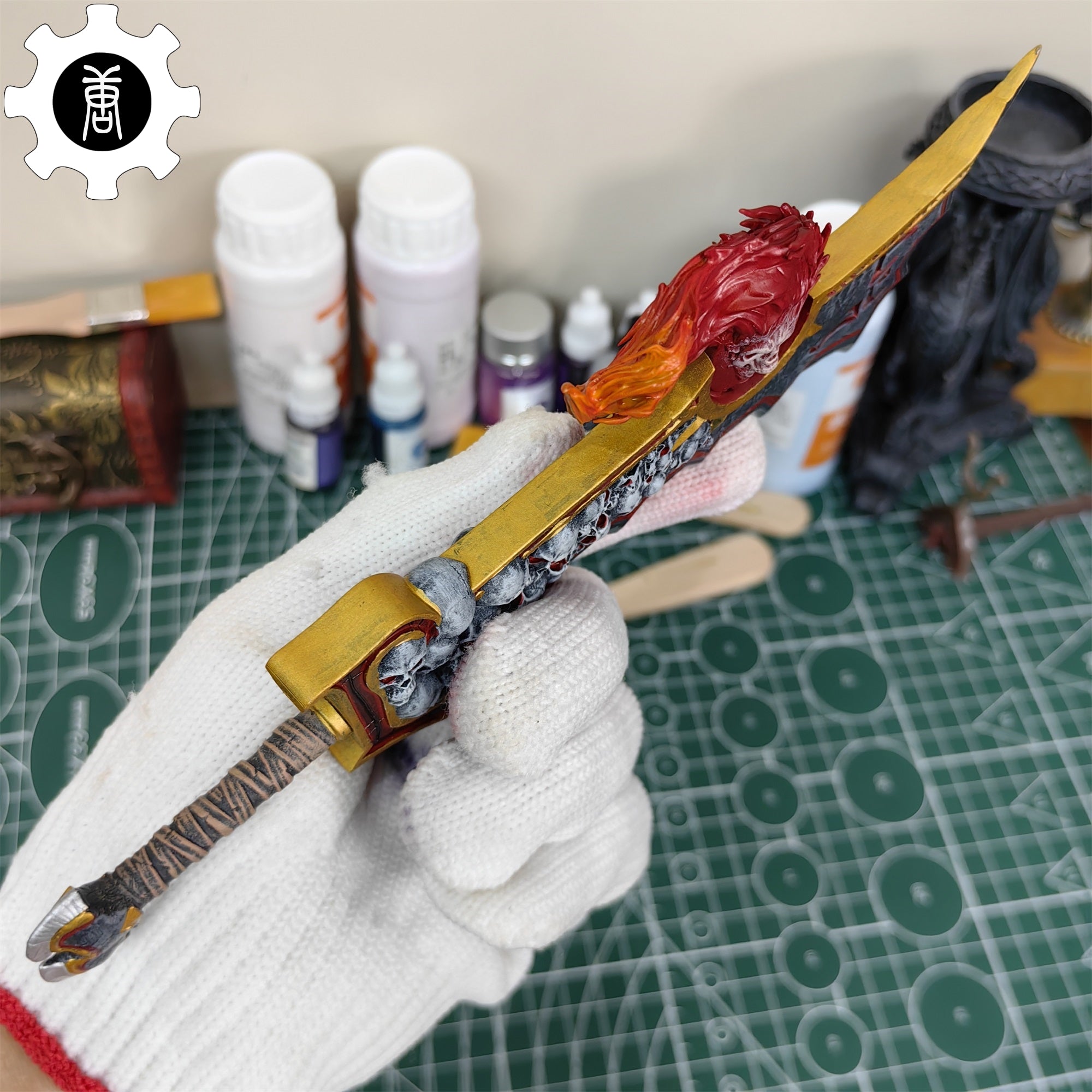 3D Printed 1: 6 Scale Ashbringer Sword For Display - Tophatter Daily Deals