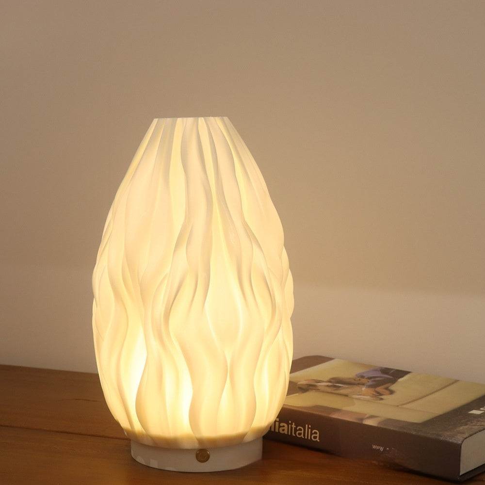3D Printed Vase and Night Lamp W150×H255mm Night Lamp - Tophatter Daily Deals
