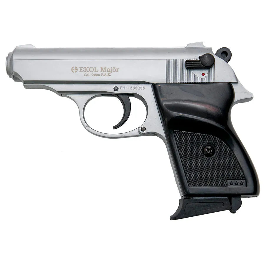 MVP Blank Firing Replica Gun - Nickel Finish - Tophatter Daily Deals