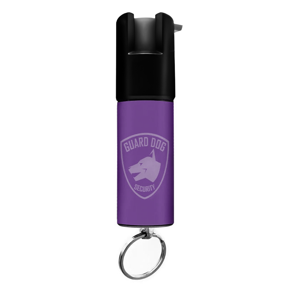 Purple Keychain Mini Pepper Spray for Self Defense - Safety Twist Top to Prevent Accident Collectible Weapons - Tophatter Daily Deals