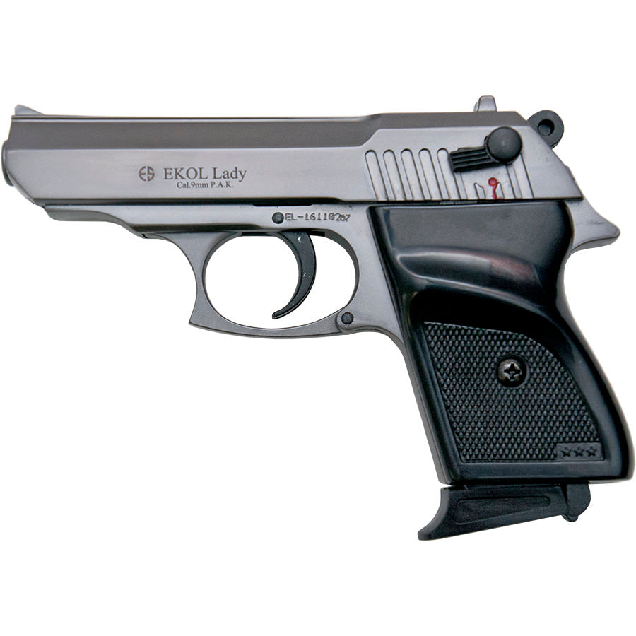 Combat Semi Automatic Blank Firing Pistol Fume Finish - TOPHATTER'S ARMORY DEALS Collectible Weapons - Tophatter Daily Deals