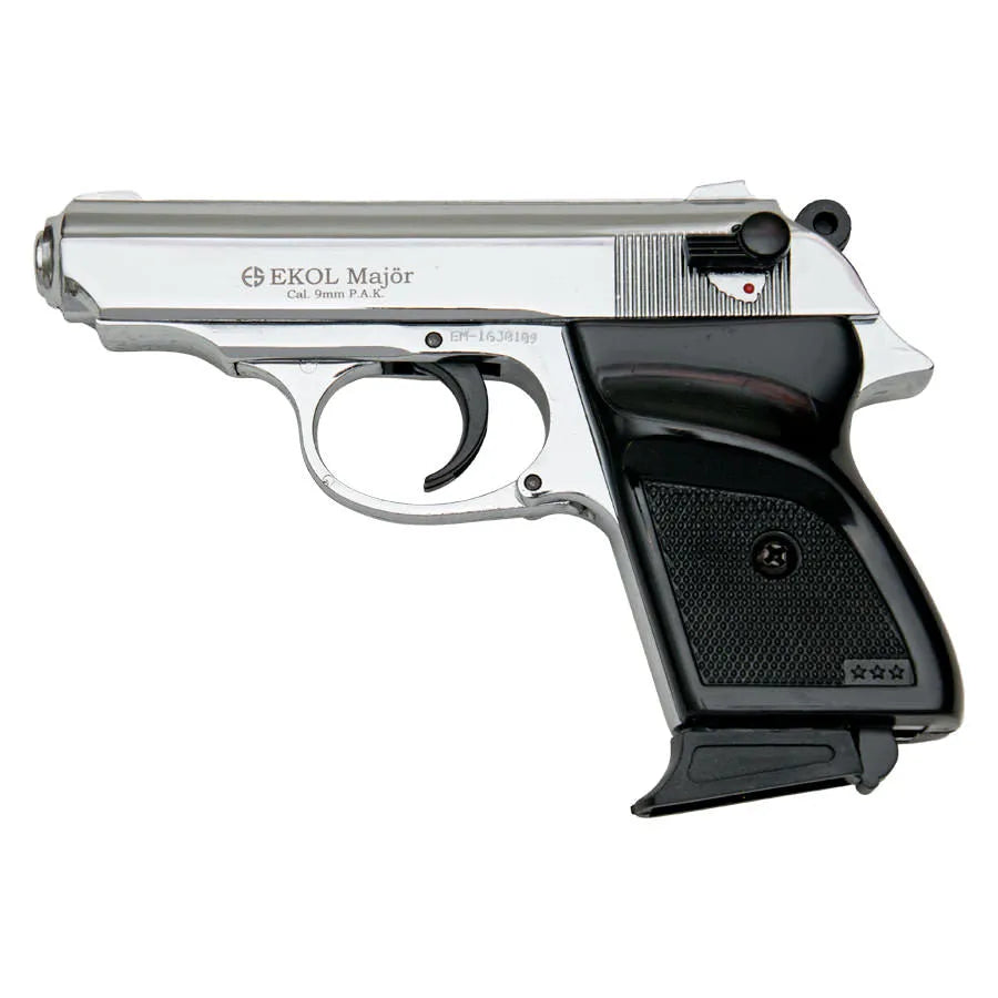 MVP Blank Firing Replica Gun - Chrome Finish - Tophatter Daily Deals