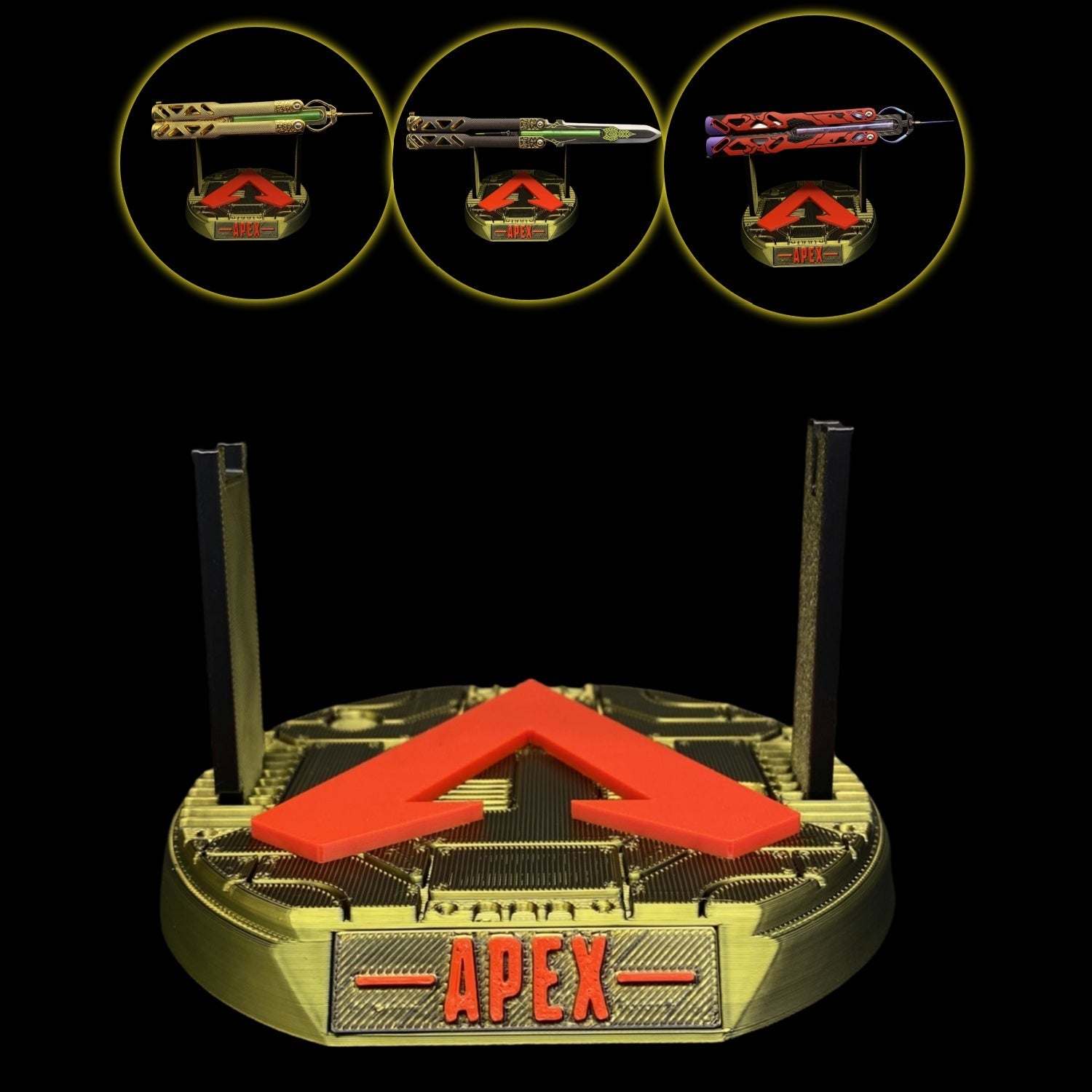 Octane Heirloom 3D Printed Display Holder With Fade Effect - Tophatter Daily Deals