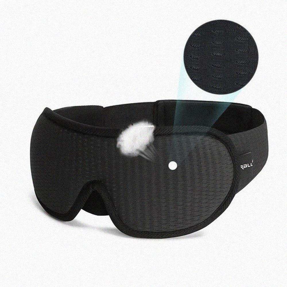 Best Sleep Mask - 3D Sleeping Eye Mask Blocking Light Breathable Soft Padded Mask Cover Eyepatch Black Apparel & Accessories - Tophatter Daily Deals
