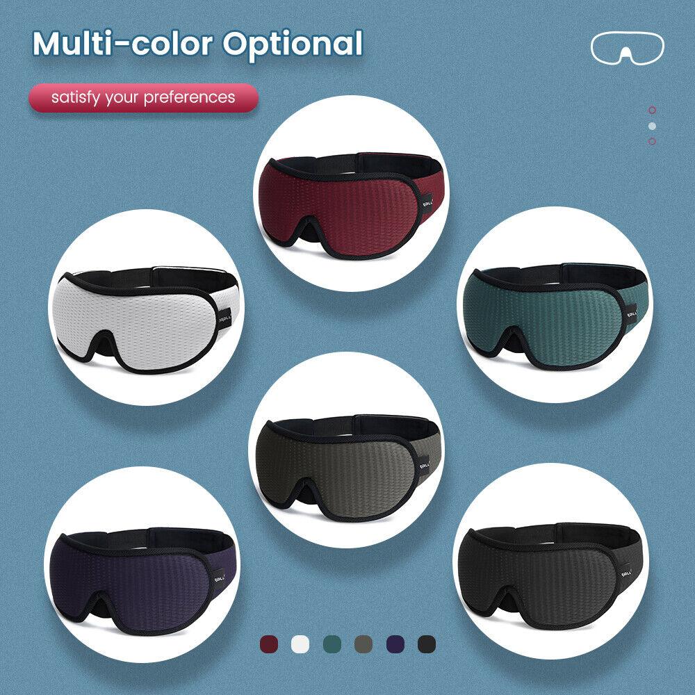Best Sleep Mask - 3D Sleeping Eye Mask Blocking Light Breathable Soft Padded Mask Cover Eyepatch Apparel & Accessories - Tophatter Daily Deals