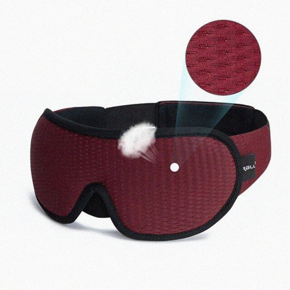Best Sleep Mask - 3D Sleeping Eye Mask Blocking Light Breathable Soft Padded Mask Cover Eyepatch Red Apparel & Accessories - Tophatter Daily Deals
