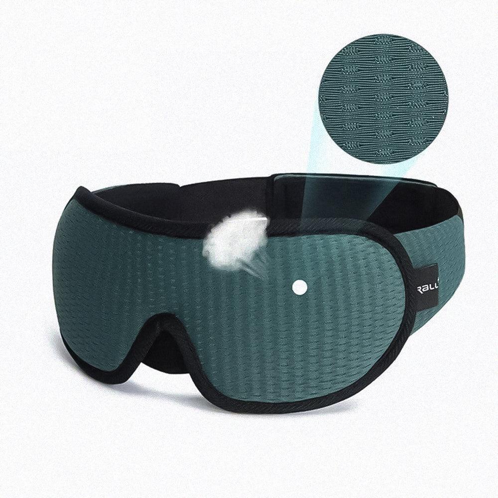 Best Sleep Mask - 3D Sleeping Eye Mask Blocking Light Breathable Soft Padded Mask Cover Eyepatch Green Apparel & Accessories - Tophatter Daily Deals