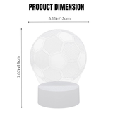 3D Illusion Lamp – Visualization Color LED Night Lights with Remote Control Electronic - Tophatter Daily Deals