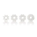 Basic Essentials Super Stretchy TPR Enhancer Sleeves – Set of Four Sleeve Enhancers > Cock Ring > Sets - Tophatter Daily Deals