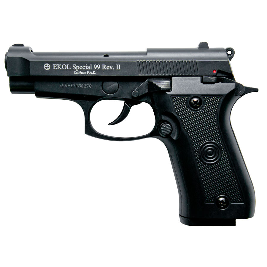 Special 99 REV2 Blank Firing Gun Matte Black Finish - Tophatter's Guns'N'Weapons Store Collectible Weapons - Tophatter Daily Deals