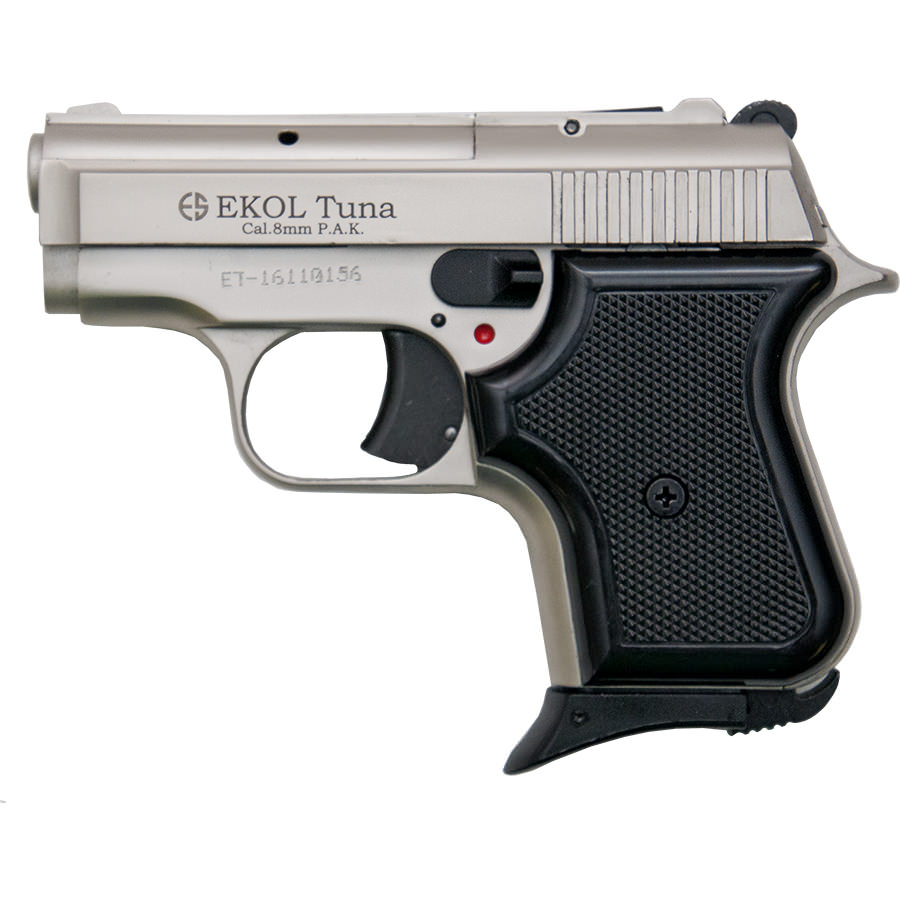 Replica Tuna V950 JF Blank Firing Pistol Satin Finish - TOPHATTER'S ARMORY DEALS Collectible Weapons - Tophatter Daily Deals