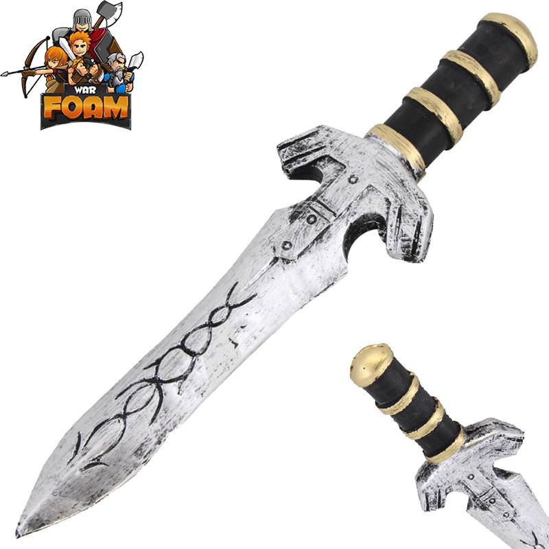 12" Medieval Foam Dagger Short Sword For LARP Renaissance Costume - TOPHATTER'S ARMORY DEALS Collectible Weapons - Tophatter Daily Deals