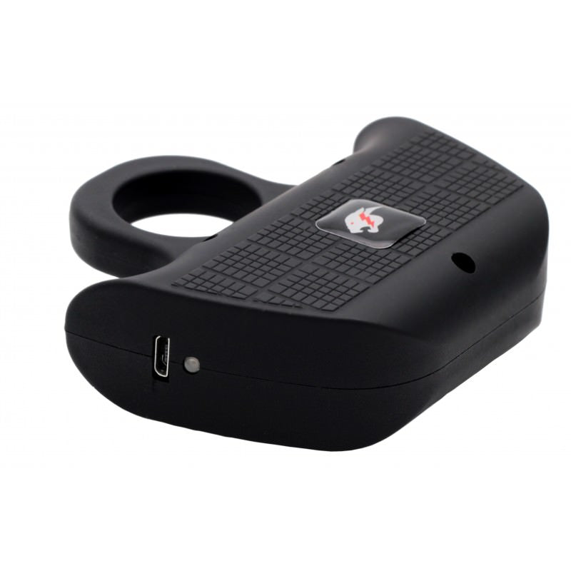 Mini Jogger Black Sting Ring Self Defense Rechargeable Stun Gun - TOPHATTER'S ARMORY DEALS Collectible Weapons - Tophatter Daily Deals