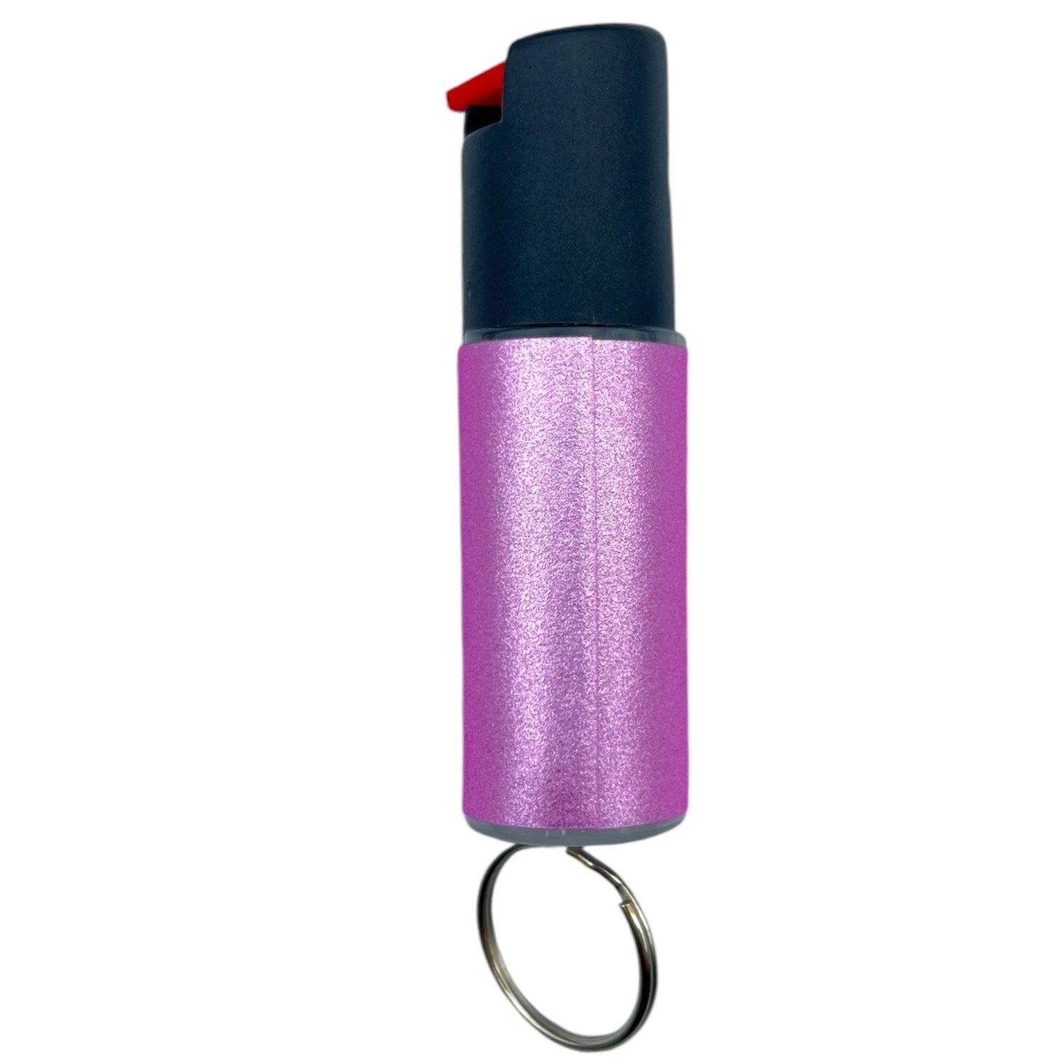Pink Sparkle Keychain Pepper Spray for Self Defense - Safety Twist Top to Prevent Accident - TOPHATTER'S ARMORY DEALS Collectible Weapons - Tophatter Daily Deals