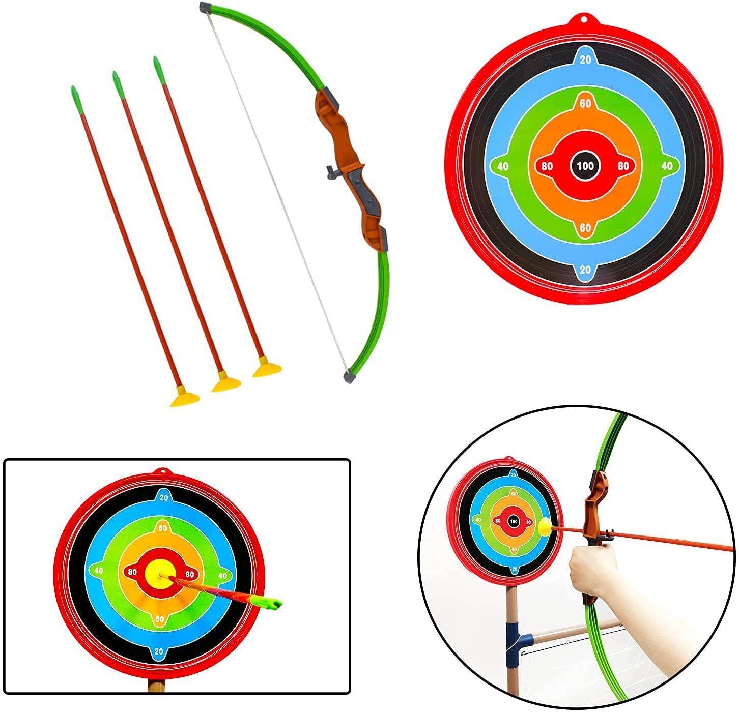 Junior Archery Sets - 3 in 1 Outdoor Games Sports Basketball Football Archery Play Set for Kids Sports & Outdoor - Tophatter Daily Deals