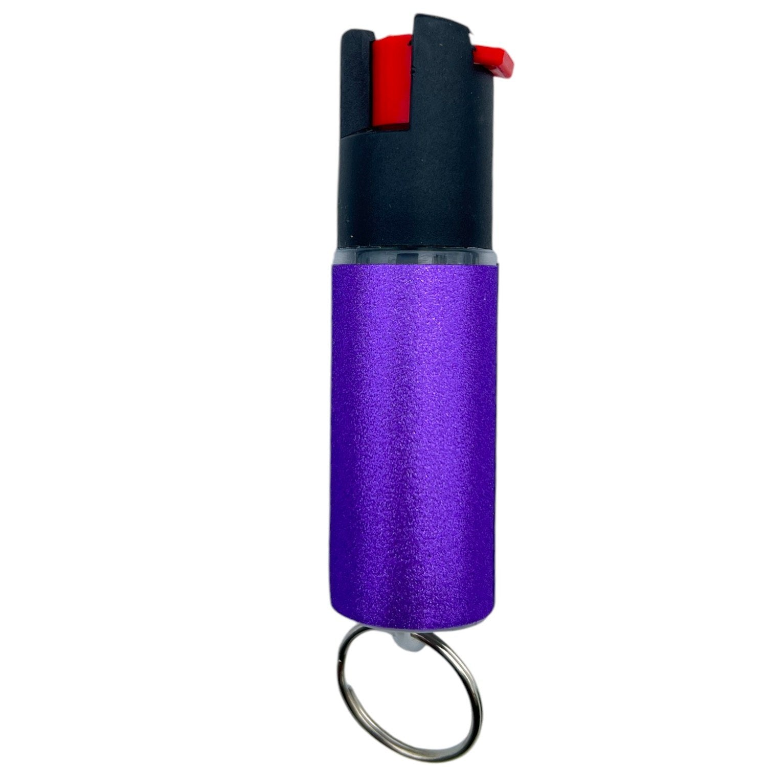 Purple Sparkle Keychain Pepper Spray for Self Defense - Safety Twist Top to Prevent Accident - TOPHATTER'S ARMORY DEALS Collectible Weapons - Tophatter Daily Deals
