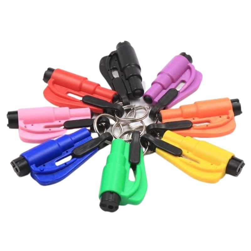 The Car Hack 3 in 1 Auto Safety Tools Keychain Home Protection - Tophatter Daily Deals