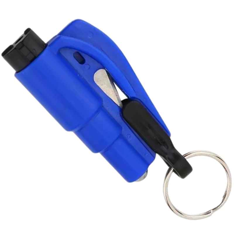 The Car Hack 3 in 1 Auto Safety Tools Keychain Blue Home Protection - Tophatter Daily Deals