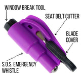 The Car Hack 3 in 1 Auto Safety Tools Keychain Home Protection - Tophatter Daily Deals