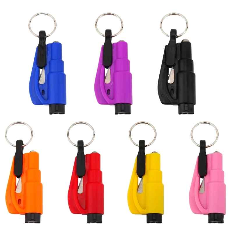 The Car Hack 3 in 1 Auto Safety Tools Keychain Home Protection - Tophatter Daily Deals