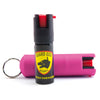 Fuchsia Hard Case Personal Defense Pepper Spray Keychain With Belt Clip Collectible Weapons - Tophatter Daily Deals