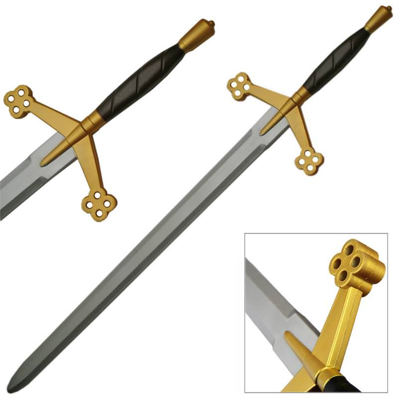 Foam Highland Scottish Claymore Latex Practice Sword Prop LARP - Tophatter's Inc. Weapons Store Online Collectible Weapons - Tophatter Daily Deals