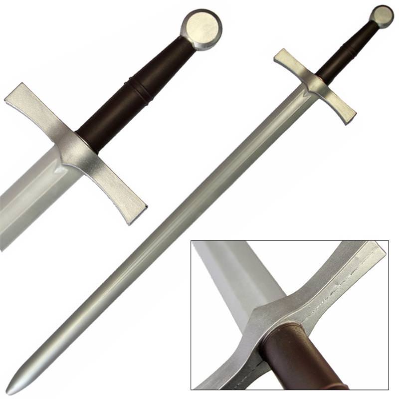 44" Excalibur Medieval Crusader LARP Sword - Tophatter's Inc. Weapons Store Online Collectible Weapons - Tophatter Daily Deals