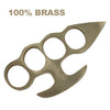 100% Pure Brass Knuckleduster Novelty Paper Weight Accessory - TOPHATTER'S ARMORY DEALS Collectible Weapons - Tophatter Daily Deals